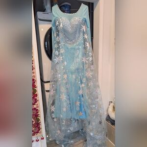 Costume: Handmade Elsa Gown And Cape, Make Your Frozen Fantasy Come True!